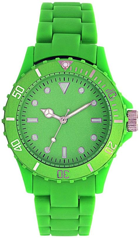 bright colored faced watches.